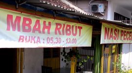 sego pecel mbah ribut