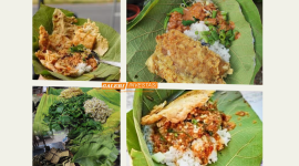 sego pecel godhong jati blora